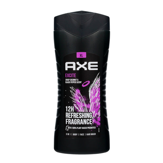 AXE Excite Dušo gelis vyrams 3w1 400 ml