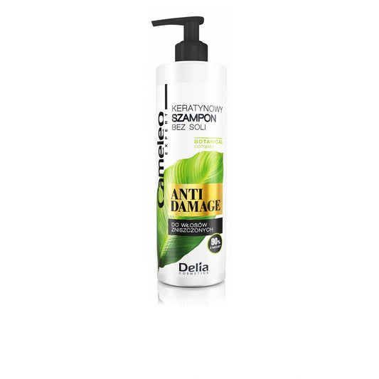 CAMELEO Keratininis šampūnas be druskos pažeistiems plaukams 400 ml