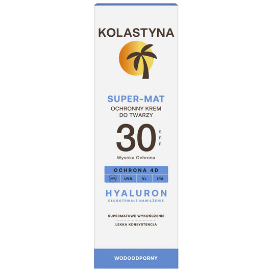 KOLASTYNA Apsauginis kremas veidui - Super Mat SPF30 50ml