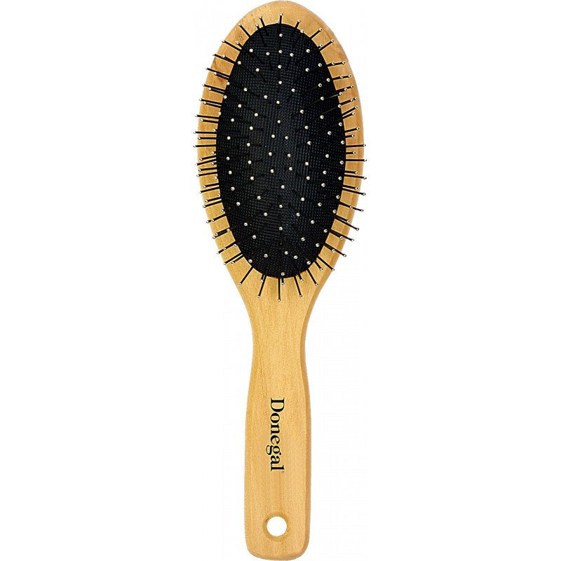 DONEGAL Nature Gift Medinė šukos su pagalvėle - metaliniai spygliai (9060)