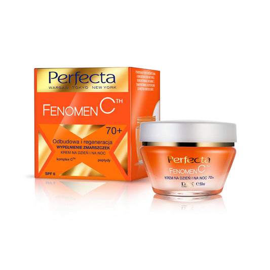 PERFECTA Fenomen C 70+ Kremas dienai ir naktiai Atkūrimas, regeneracija ir raukšlių užpildymas 50 ml