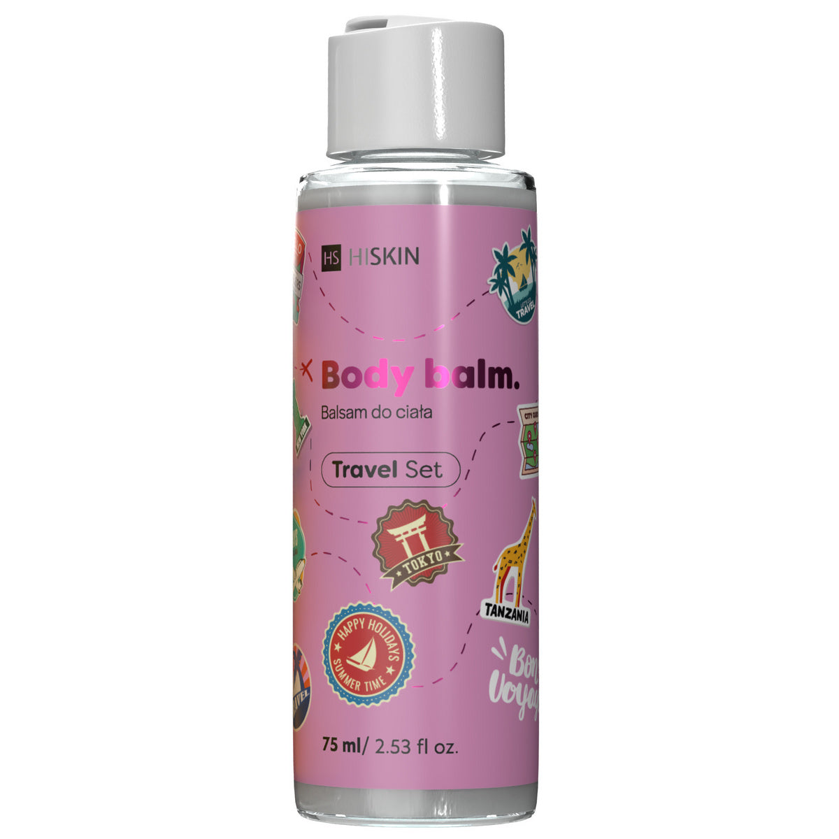 HISKIN Kelioninis rinkinys Kūno balzamas 75 ml