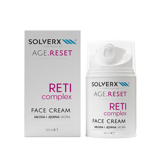 SOLVERX Age.Reset Dienos ir nakties veido kremas Reti Complex 50 ml