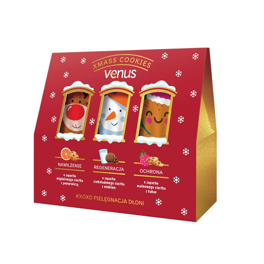 VENUS #Xoxo Dovanų rinkinys - Rankų priežiūra - 3 x rankų kremas