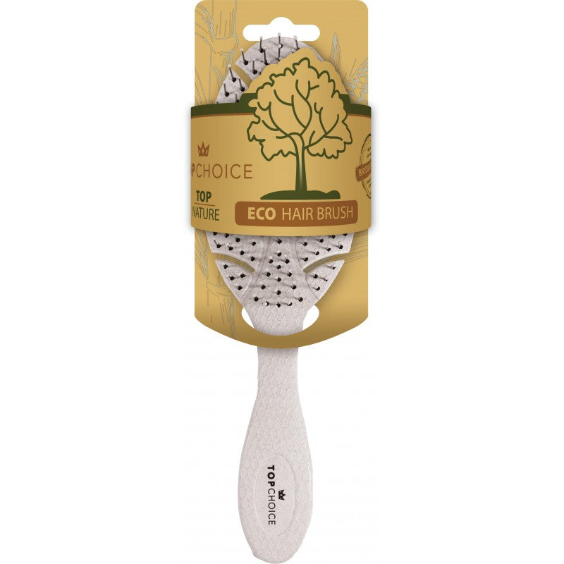 TOP CHOICE Eco Plaukų šepetys (64388) 1 vnt. - spalvų mišinys