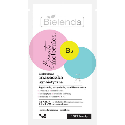 BIELENDA BEAUTY MOLECULES Molekulinė synbiotinė kaukė 8 g