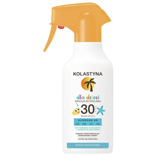 KOLASTYNA Emulsija saulės vonioms vaikams SPF30 200ml