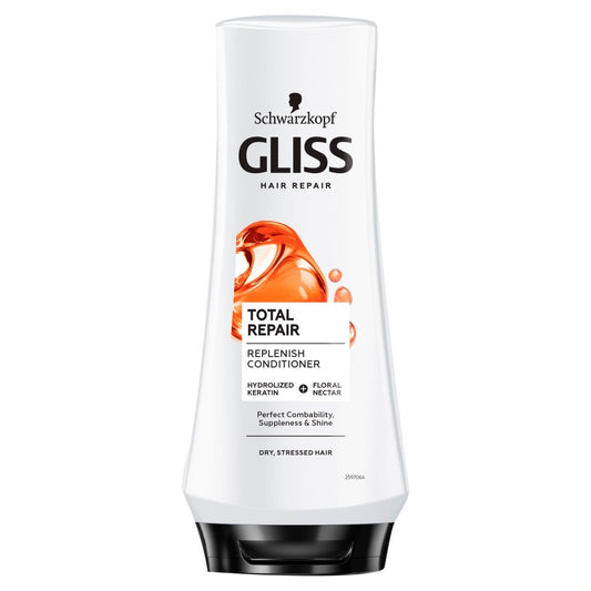 Schwarzkopf Gliss Hair Repair Total Repair Kondicionierius sausoms ir pažeistiems plaukams 200ml