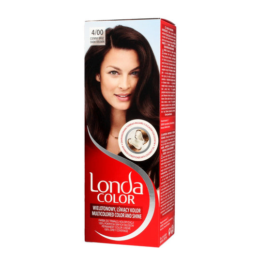 Londacolor Cream Plaukų dažai nr. 4/00 tamsiai rudas 1op.
