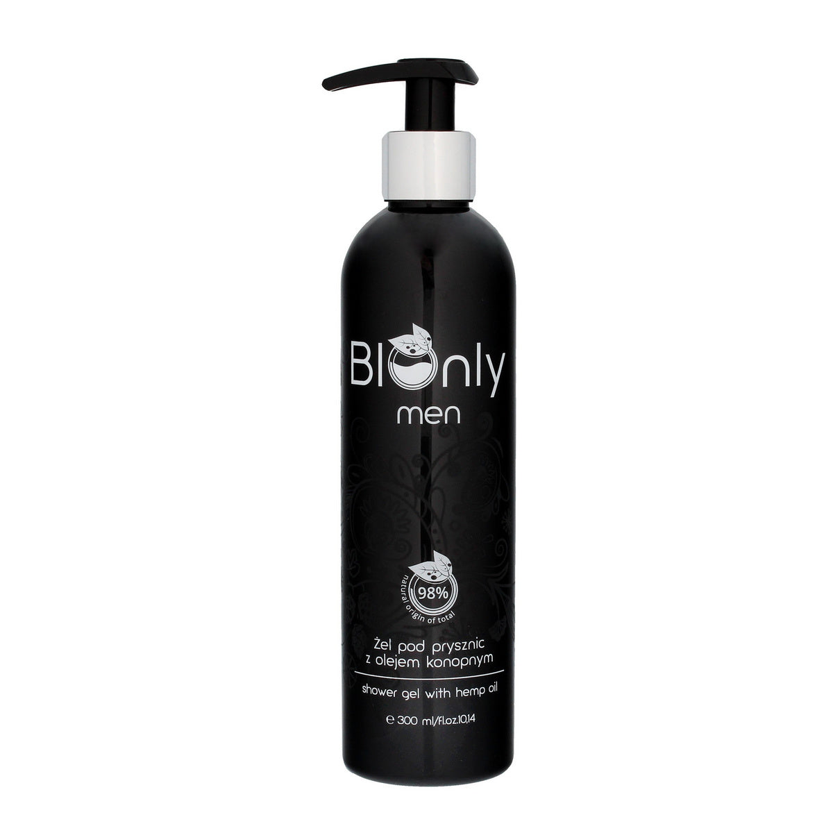 BIOnly Men Dušo gelis su kanapių aliejumi 300ml
