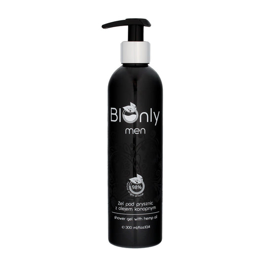 BIOnly Men Dušo gelis su kanapių aliejumi 300ml