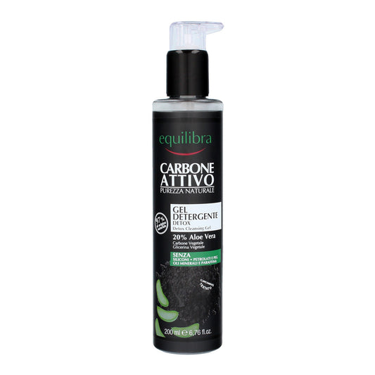 Equilibra Aktyvus Anglies Valomasis Gelis veidui 200ml