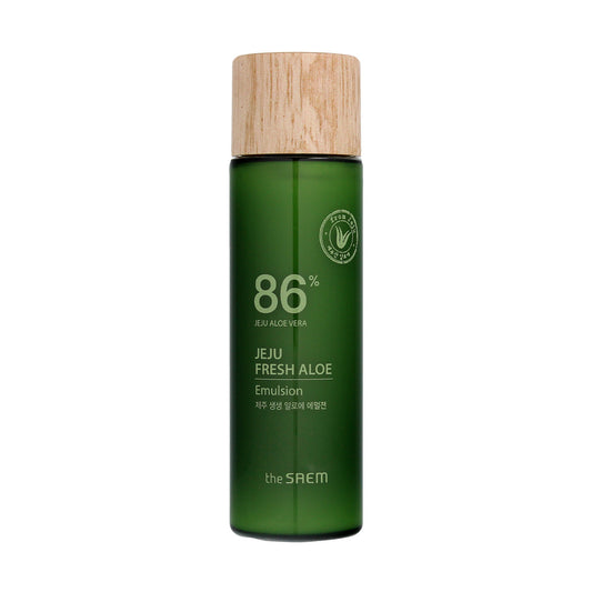 THE SAEM Jeju Fresh Aloe 86% Emulsija veido ir kūno odai 155 ml