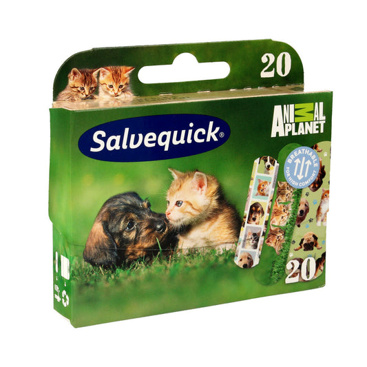 Salvequick pleistrai Animal Planet vaikams 1op-20vnt