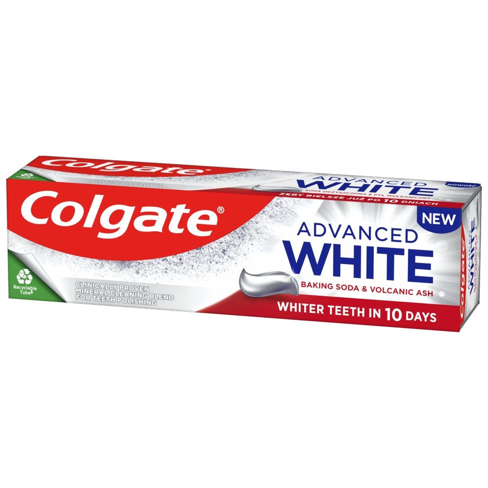 COLGATE Dantų pasta Advanced White - Kepimo soda ir vulkaninė pelenai 75ml