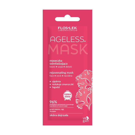 FLOSLEK Relax Time Atjaunojanti kaukė Ageless veidui, kaklui ir dekoltė 6ml