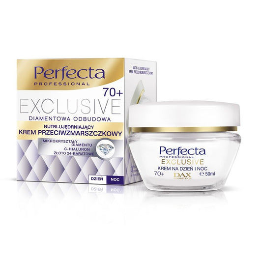 PERFECTA Exclusive 70+ Kremas prieš raukšles - Nutri-stangrinantis dienai ir nakčiai 50 ml