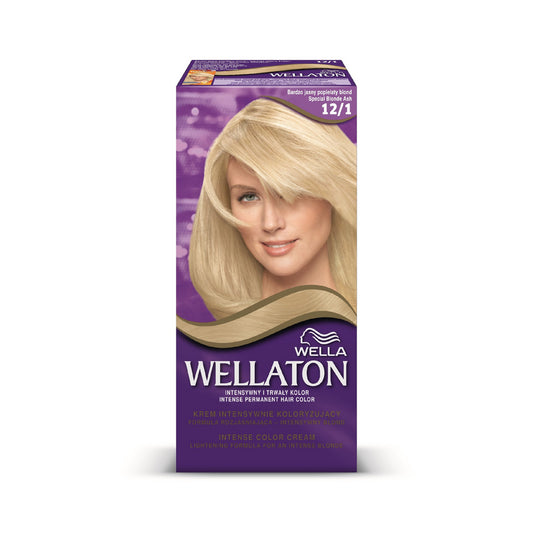 Wella Wellaton Intensyviai spalvą keičiantis kremas nr. 12/1 Labai Šviesus Pelenų Blondinas