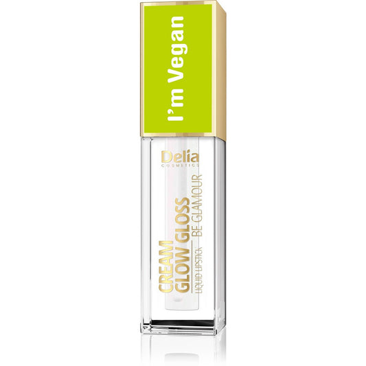 Delia Cosmetics Cream Glow Gloss Veganiškas lūpų blizgis nr. 101 Holo Diamond 5ml