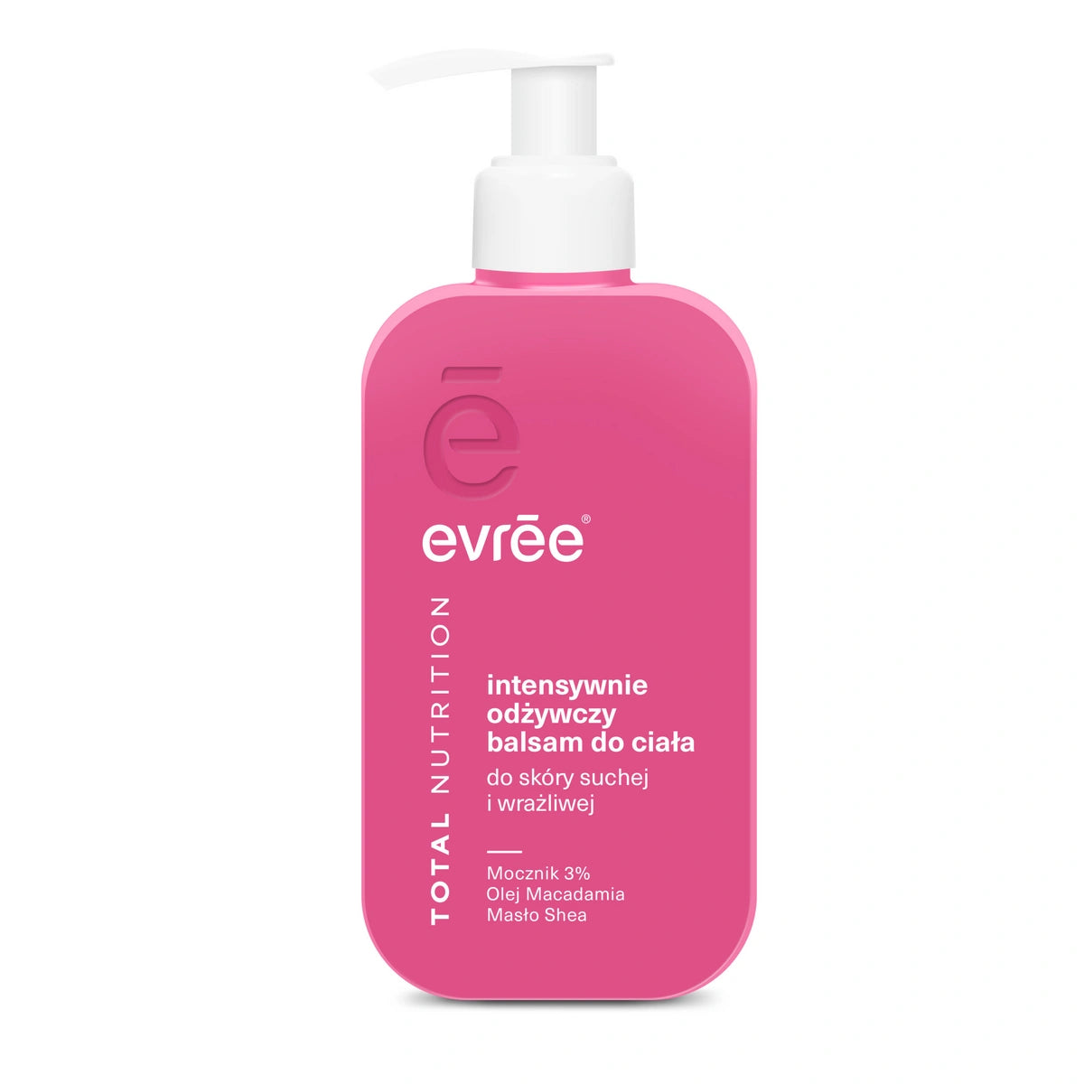 EVREE Total Nutrition Intensyviai maitinantis kūno balzamas sausai ir jautriai odai 300 ml