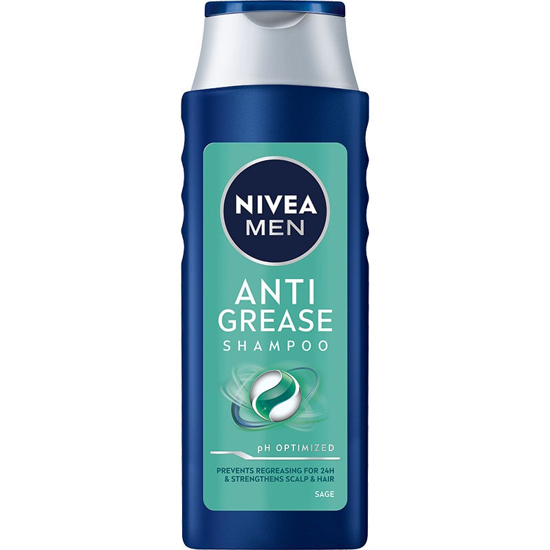 NIVEA MEN Šampūnas riebiai plaukų priežiūrai Anti Grease 400 ml