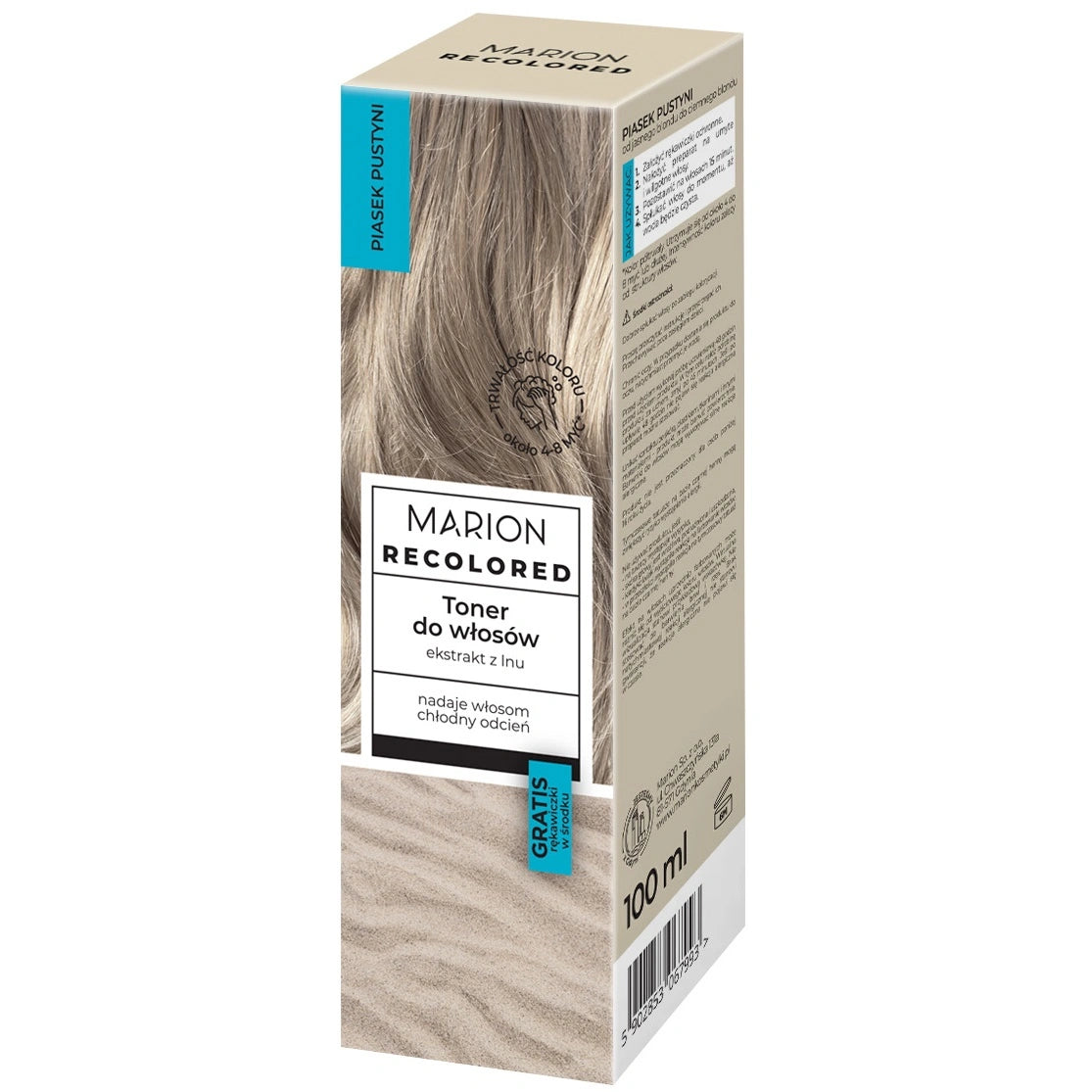 MARION Atspalvių tonikas plaukams Piasek Pustyni 100 ml