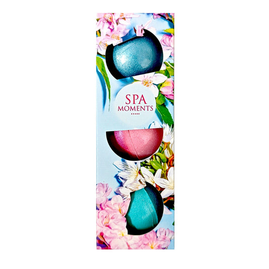 CHLAPU CHLAP Spa Moments vonios burbulų rinkinys su shea sviesto kvapu 3 x 80 g