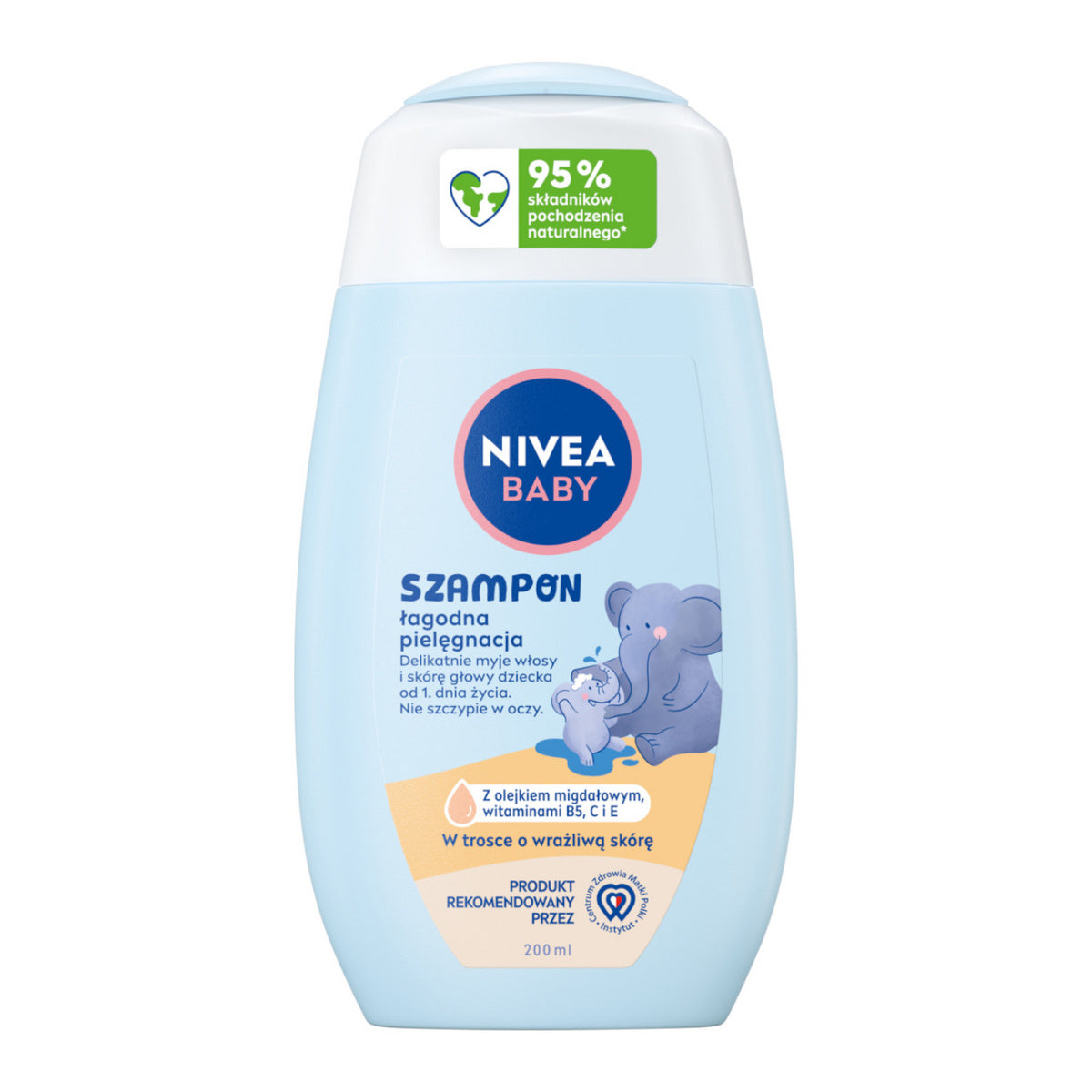 NIVEA Baby Šampūnas švelniai priežiūrai 200 ml