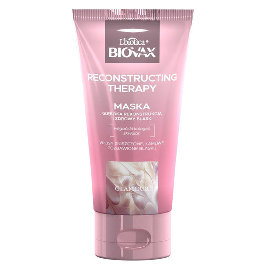 L'BIOTICA Biovax Glamour Atstatomoji terapija plaukams