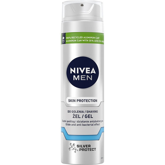 NIVEA MEN Gelis skutimosi Silver Protect 200 ml