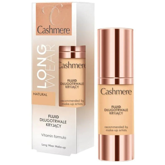 CASHMERE Ilgalaikio makiažo skysčio długotrwale kryjący Natural 30 ml