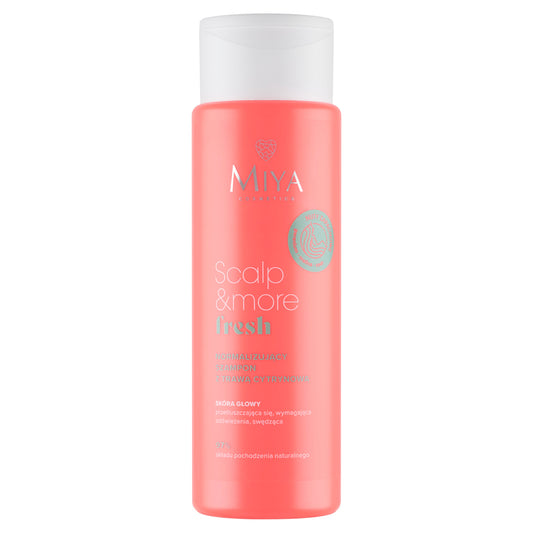 MIYA Scalp&More Fresh Normalizuojantis šampūnas su citrinų žole 300 ml