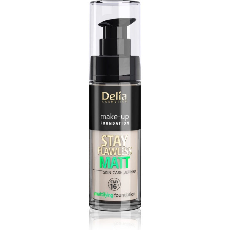 DELIA COSMETICS Stay Flawless Matt Makiažas 16H nr 403 Vanille 30ml