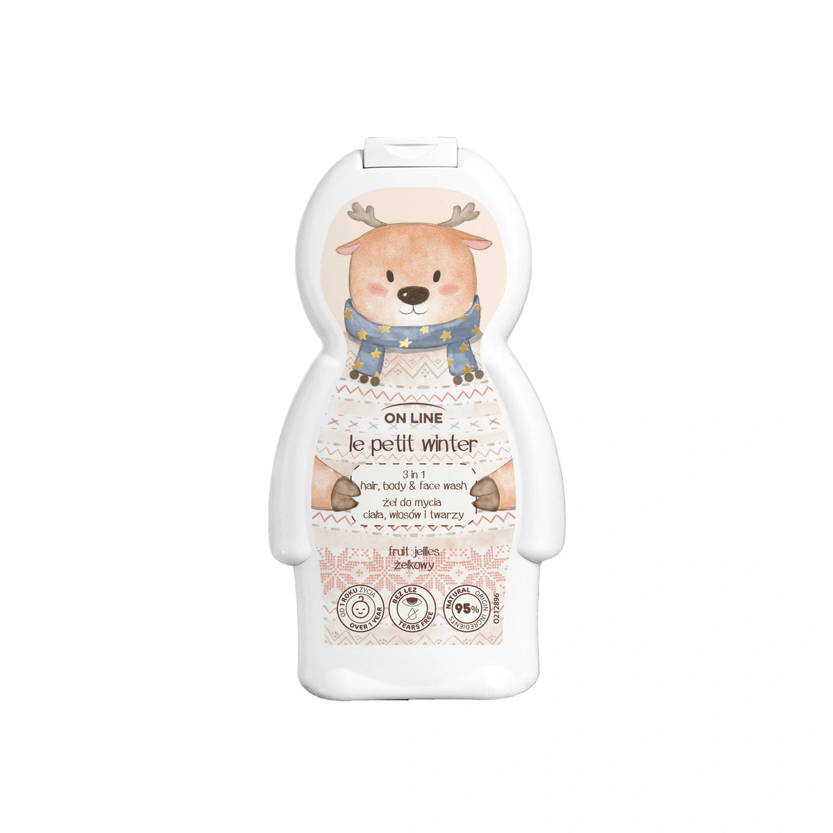 ON LINE Renifer 3w1 želė kūnui, plaukams ir veidui 350 ml