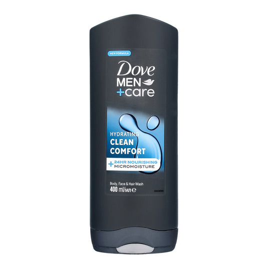 DOVE Men+Care Dušo gelis 3w1 Clean Comfort 400 ml