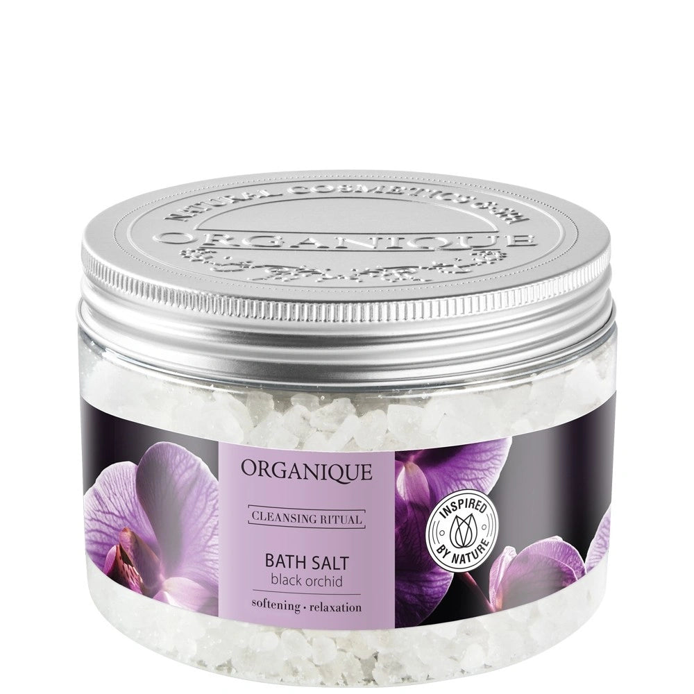 ORGANIQUE Juodųjų orchidėjų relaksacinė vonios druska 600g