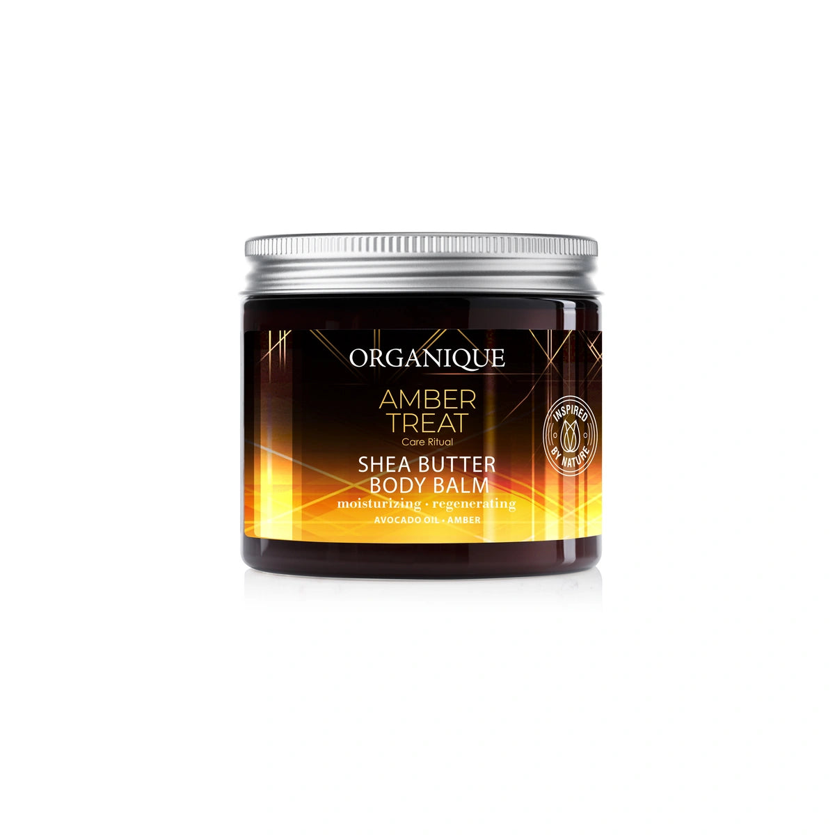 ORGANIQUE Amber Treat kūno balzamas su shea sviestu 200 ml