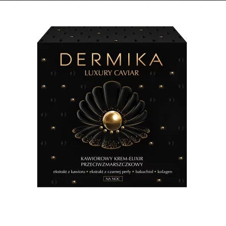 Dermika Luxury Caviar Kaviarų kremas-eliksyras naktinis 50ml