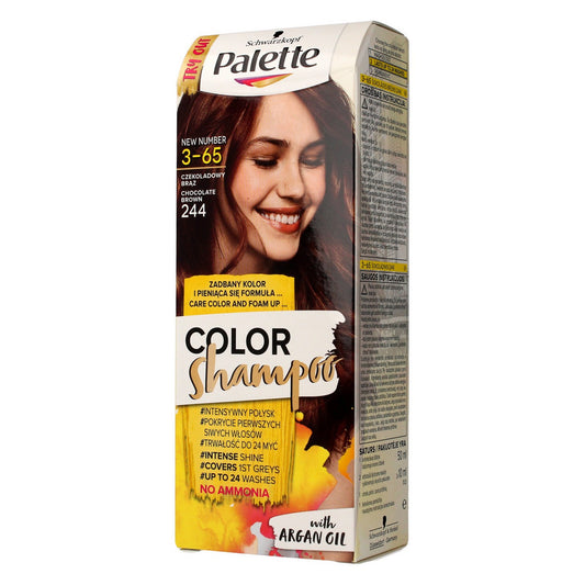 Palette Color Shampoo Šampūnas spalvoms nr 3-65 (244) Šokoladinis Rudas 1op.