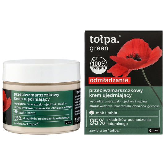 TOŁPA Green Atjaunojantis naktinis kremas nuo raukšlių 50 ml