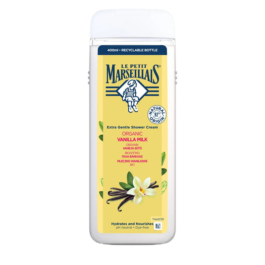 LE PETIT MARSELLAIS Dušo gelis Vanilės pienas 400 ml