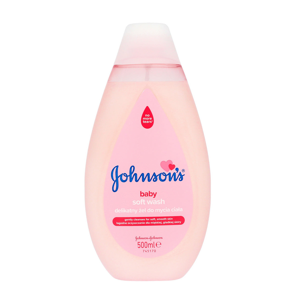 Johnson`s Baby Delikatus kūno prausiklis vaikams 500ml