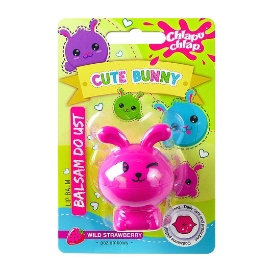CHLAPU CHLAP Lūpų balzamas Cute Bunny - poziomka 1 vnt