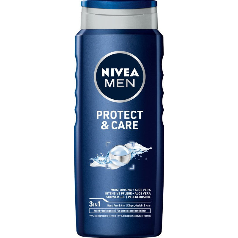 NIVEA MEN Dušo gelis Protect & Care 3in1 500 ml