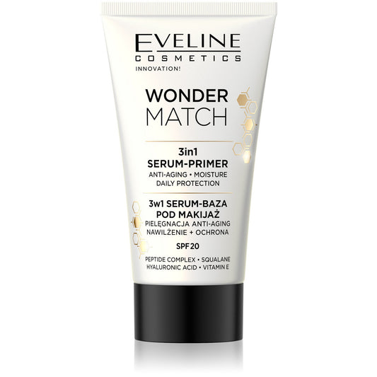 EVELINE Wonder Match Makijažo serumas-bazė 3w1 30 ml
