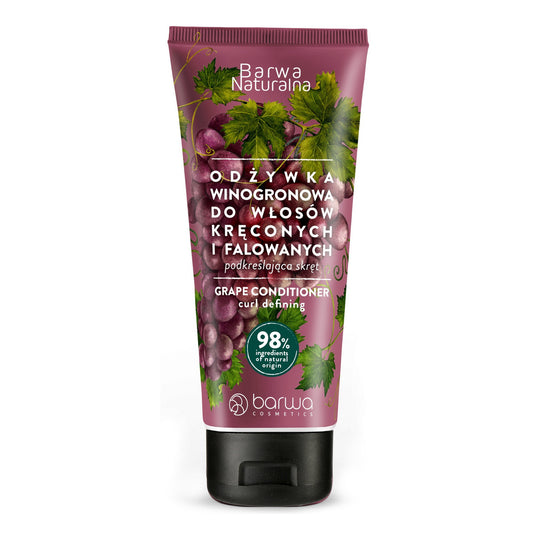 BARWA Natūrali Vynuogių Kondicionierius, pabrėžiantis garbanojimą, 200ml