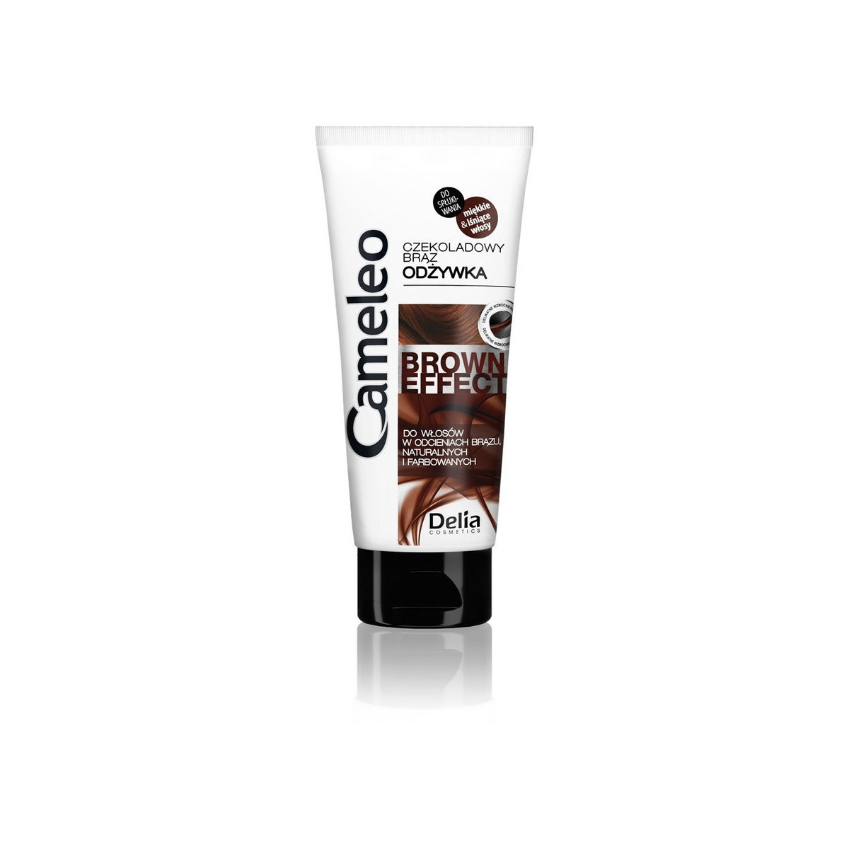 DELIA COSMETICS CAMELEO BROWN EFFECT Stiprinanti kondicionierius su spalvos gylinimo efektu brunetėms 200ml