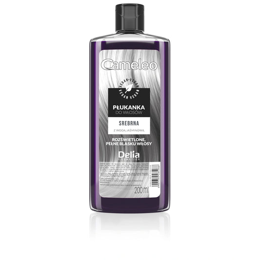 DELIA Cameleo Sidabrinė plaukų skalavimo priemonė su jazminų vandeniu 200 ml