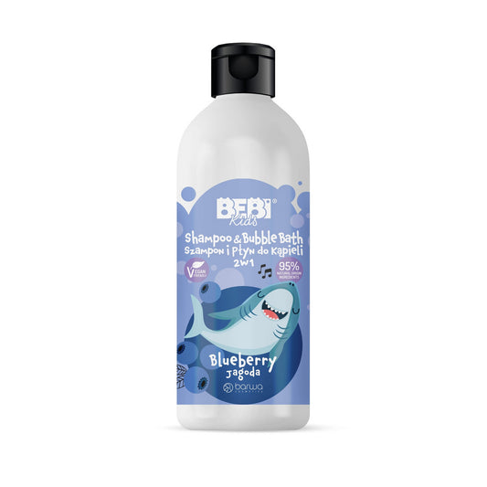 BARWA Bebi Kids Šampūnas ir vonios skystis 2in1 - Uogų 500ml