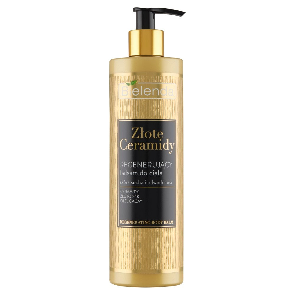 BIELENDA Auksiniai Ceramidai Regeneruojantis Kūno Balsamas - sausai ir dehidratuotai odai 400ml